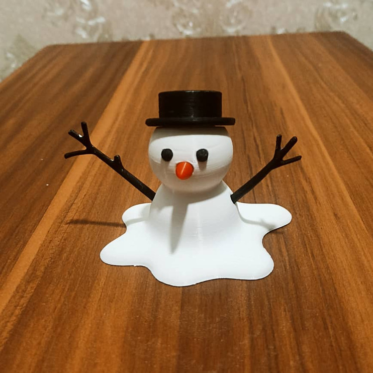 آدم برفی خجالتی